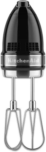 Vista 3 de KitchenAid Paquete de batidora de mano de 7 velocidades (KHM7210) con accesorio de batidor de borde flexible