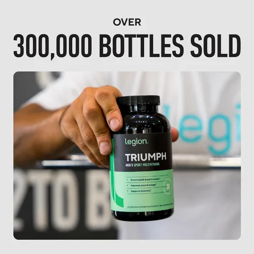 Vista 9 de Suplemento diario multivitamínico Legión Triumph, vitaminas y minerales para la ansiedad, la depresión, el estrés, sistema inmunológico, salud