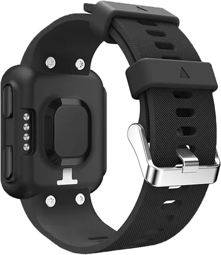 Vista 2 de GVFM banda compatible con Garmin Forerunner 35, silicona suave correa de repuesto para reloj inteligente Garmin Forerunner 35, se ajusta a muñeca