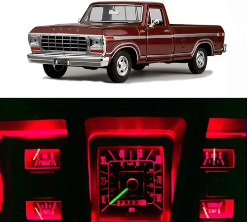 Vista 12 de WLJH - Focos LED superbrillantes azules para panel de instrumentos, velocímetro, tacómetro, lámpara indicadora, kit completo de luces LED