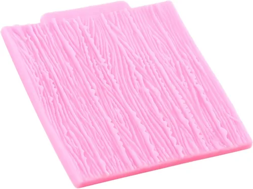 Vista 5 de Moldes de silicona para corteza de árbol de grano de madera, textura de corteza de árbol, molde de fondant para decoración de tartas, decoración