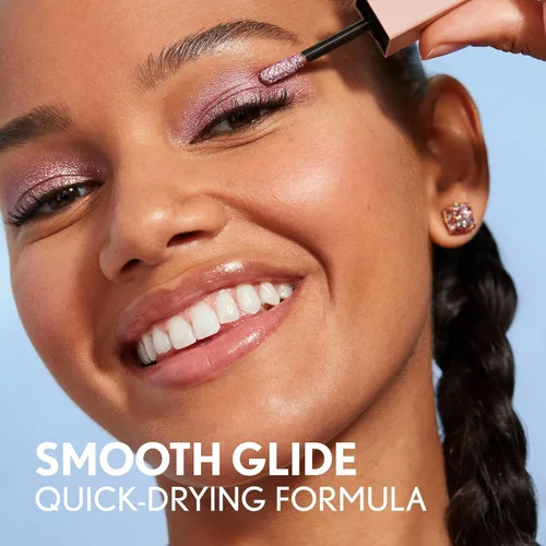 Vista 7 de Covergirl Exhibitionist by Kelsea Ballerini - Sombra de ojos líquida con purpurina, altamente pigmentada, acabado brillante, de larga duración