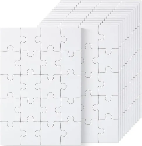Vista 22 de Mr. Pen - Rompecabezas en blanco, paquete de 5, 100 piezas/paquete, 10.6" x 14.2" pulgadas, rompecabezas blanco, rompecabezas en blanco