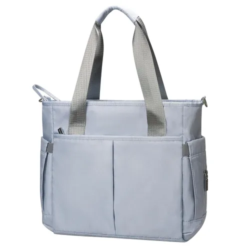 Vista 13 de Bolsa de pañales impermeable para mamá y papá, bolsas de viaje medianas multifunción (búho lindo)