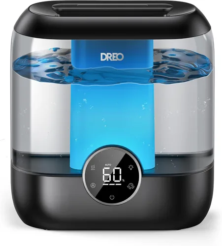 Vista 10 de DREO Humidificadores de 3L para dormitorio, tiempo de funcionamiento 30H Negro