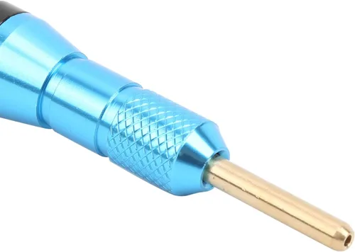 Vista 4 de Dilwe Removedor de puntas, herramienta para quitar extractor de punta con herramienta de punta suave para puntas rotas, herramienta de punta (azul)