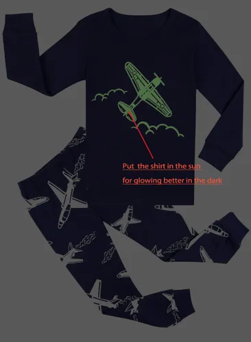 Vista 18 de Little Hand Pijamas para niños pequeños, Monster Truck 100% algodón, dinosaurio para niños, 2 piezas, ropa de dormir, conjuntos de ropa de dormir