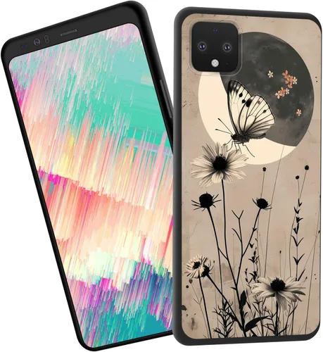 Vista 230 de Funda delgada para Google Pixel 4 XL, funda delgada de silicona de TPU suave a prueba de golpes para Google Pixel 4 XL, astronauta Galaxy