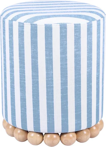 Vista 10 de Tov Furniture Dex otomana jacquard de leopardo verde oliva
