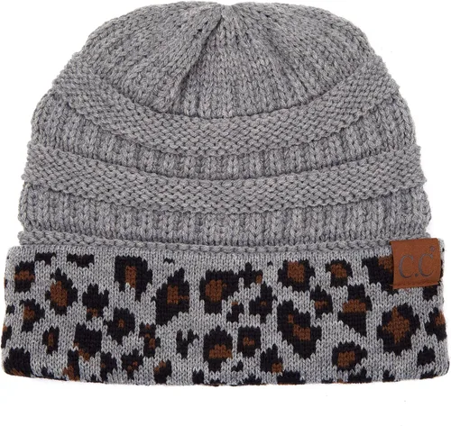 Vista 548 de C.C Trendy Warm Chunky Soft Stretch Cable Knit Beanie