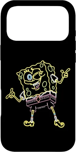 Vista 22 de Spongebob Squarepants Carcasa Neon Line Art para iPhone 17