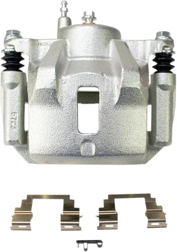 Vista 8 de TRQ Kit de pastillas de freno y rotor de rendimiento delantero Kit químico de freno Pastillas de freno Rotores de freno Cerámica Premium G-Coated