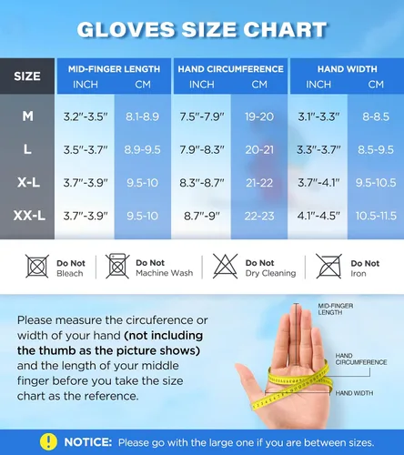Vista 6 de Guantes de invierno para hombres y mujeres, fabricados con aislamiento 3M premium, guantes de esquí de nieve impermeables con 10 dedos para pantalla