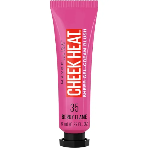 Vista 9 de Maybelline Cheek Heat Rubor en Gel-Crema, Maquillaje Ligero, Sensación Transpirable, Toque Sutil de Color, Aspecto Natural, Acabado Luminoso, Sin