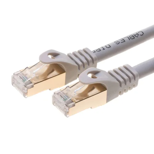 Vista 9 de Cables Direct Online Cable de conexión Ethernet de cobre Cat7 S/FTP de 6 pies, cable de Internet, compatible con PC, laptop, módem, enrutador