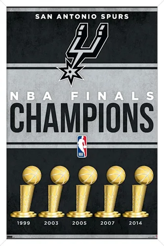 Vista 14 de Trends International NBA San Antonio Spurs - Champions 23 - Póster de pared