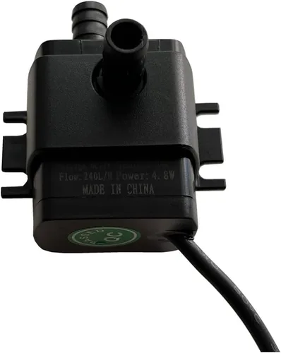 Vista 7 de SHYSKY 12VDC Mini bomba de agua sin escobillas DC30A-1230 4.8W 63.4GPH Elevación 9.8 ft 9.8ft Circulación continua estable de bajo ruido, para micro