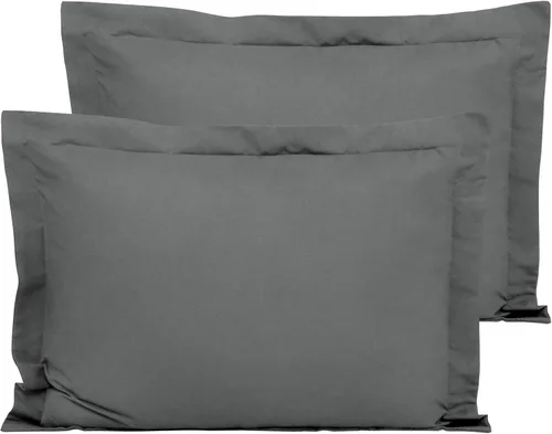 Vista 77 de FLXXIE Juego de 2 fundas de almohada estándar de microfibra, resistentes a la decoloración, a las arrugas y al encogimiento, fundas de almohada