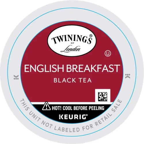 Vista 5 de Hamilton Beach Hervidor de té eléctrico de vidrio, caldera de agua y Twinings English Breakfast Tea K-Cup Pods Bundle