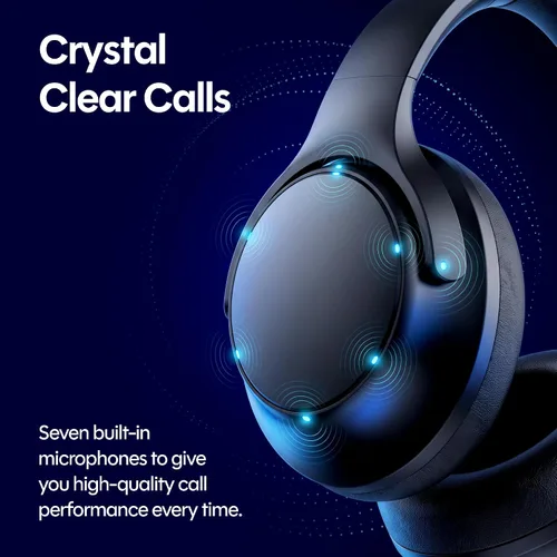Vista 4 de Raycon Los auriculares inalámbricos Bluetooth sobre la oreja de todos los días, con cancelación activa de ruido, modo de consciencia y micrófono