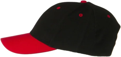 Vista 5 de 2 tonos cepillado Bull Denim Mid Profile Cap
