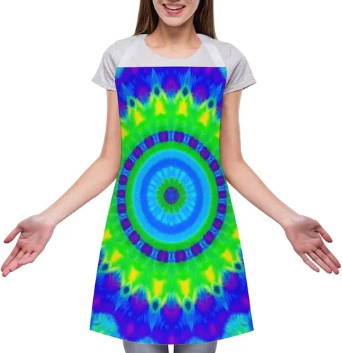 Vista 15 de Delantal de moda para mujer, resistente al agua, babero de bolsillo grande para cocina, lavavajillas