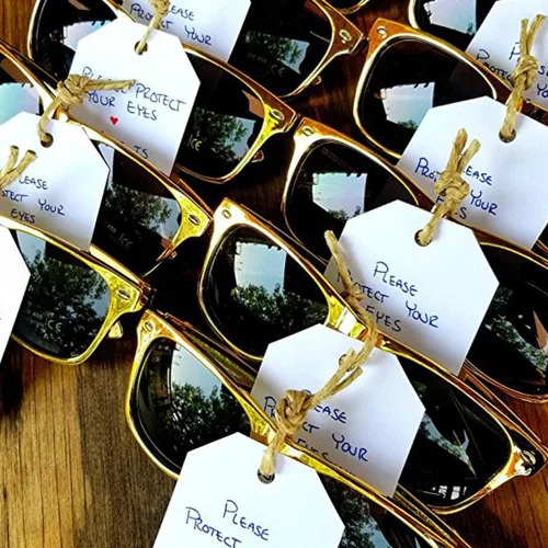 Vista 20 de Suministros para regalos de fiesta de colores neón Paquete de 8 gafas de sol unisex