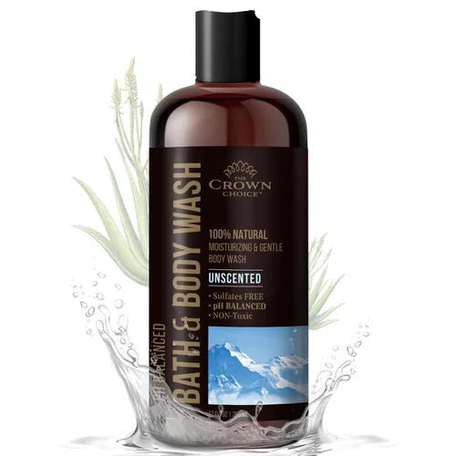 Vista 11 de Gel de baño natural para mujeres, hombres y niños, limón orgánico, 12 onzas, pH 5.5, mejor equilibrio de pH, jabón líquido para todo