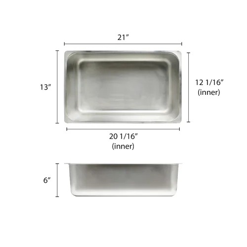 Vista 2 de Excellant Thunder Group SLSPG001 - Sartén para derrames (25 cuartos de galón, 21 x 13 x 6 pulgadas)