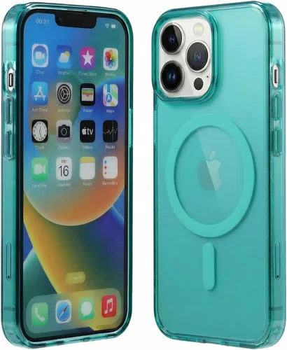 Vista 7 de Funda magnética fuerte para iPhone 13 Pro [protección de grado militar de 10 pies] compatible con MagSafe a prueba de golpes, funda delgada de 6.1