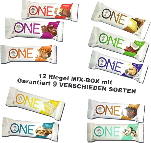 Vista 2 de Oh Yeah! One Protein Bars - Paquete variado de 12 barras, varios sabores, barras de proteínas de mejor sabor, superiores a las barras Quest