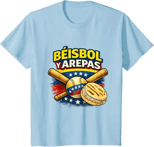Vista 9 de Camiseta Beisbol y Arepas Venezuelas Baseball Pride Team 2026