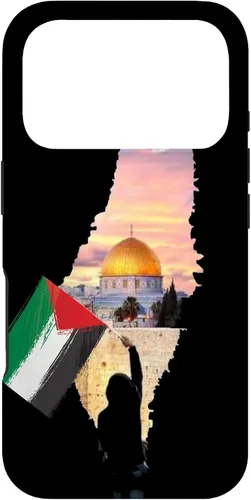 Vista 30 de Boy Hold Palestine Map Flag Jerusalem's City Palestinians Case for iPhone 17