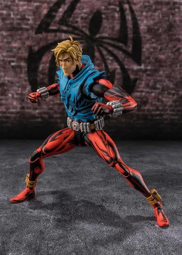 Vista 5 de TAMASHII NATIONS - Spider-Man: Across The Spider-Verse - Figura de acción Araña Escarlata