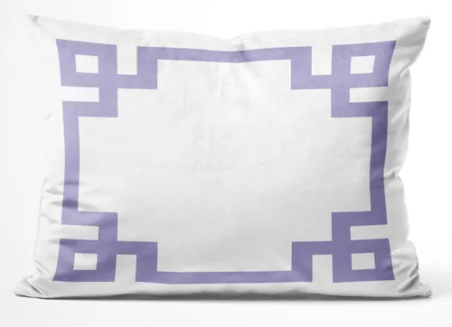 Vista 66 de Funda de almohada rectangular con cremallera en un lado impreso de 12 x 16 pulgadas, color blanco y rosa intenso Rosa fucsia