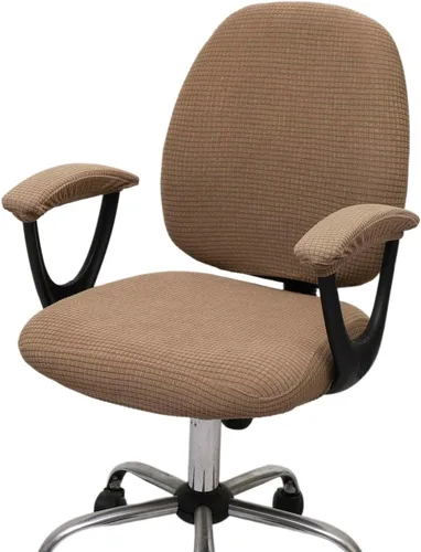 Vista 20 de Melaluxe Funda para silla de oficina con fundas para reposabrazos, funda elástica universal para silla de escritorio, fundas para silla