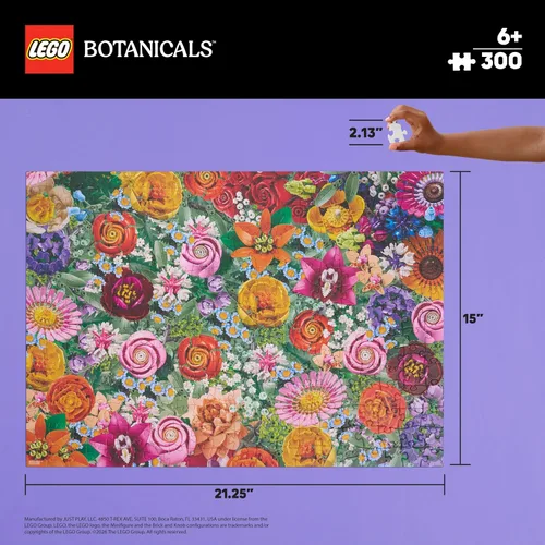 Vista 6 de LEGO® Botanicals - Rompecabezas floral de gran tamaño (300 piezas)