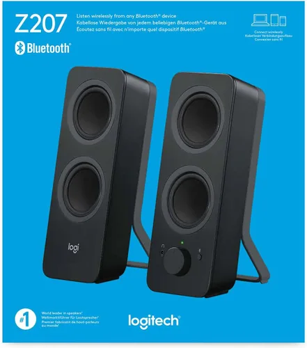 Vista 6 de Logitech Z207 Altavoces de ordenador estéreo 2.0 con Bluetooth
