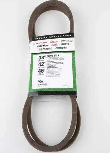 Vista 2 de MTD Genuine Parts Correas de transmisión 490-501-M006 de 38", 42" y 46