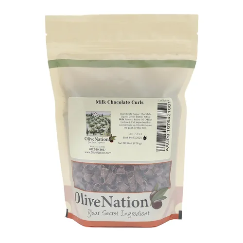 Vista 3 de OliveNation Rizos de chocolate con leche - 16 oz