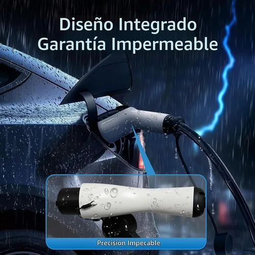 Vista 4 de 32A 21FT J1772 Cable de extensión EV, nivel 2
