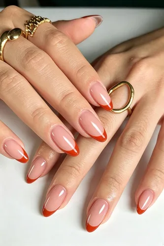 Vista 22 de AzureBeauty - Uñas cortas a presión con forma de almendra, color azul Marrón Amarillo Púrpura