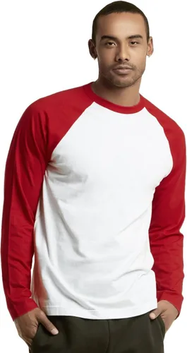 Vista 16 de TOP PRO Camiseta de béisbol de algodón raglán de manga larga para hombre