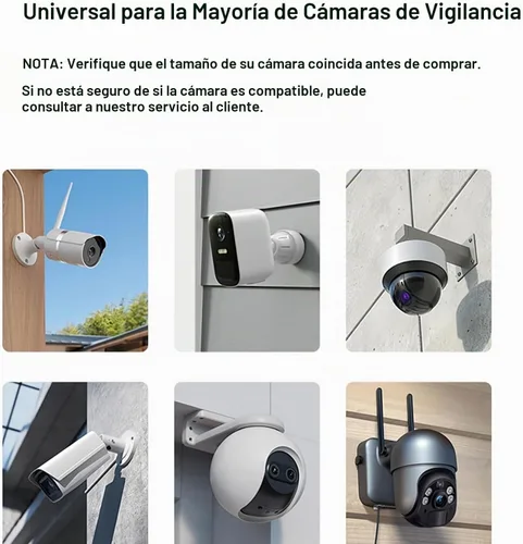 Vista 4 de Cubierta universal para cámara de protección solar para exteriores, cubierta superior de cámara de CCTV, protección de seguridad compatible