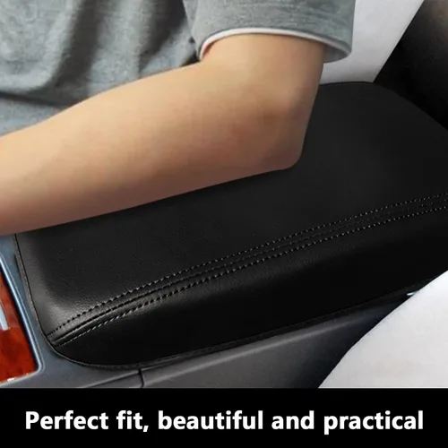 Vista 3 de Funda de reposabrazos adecuada para Toyota Camry 2007-2011 de cuero para consola central reposabrazos almohadilla protectora