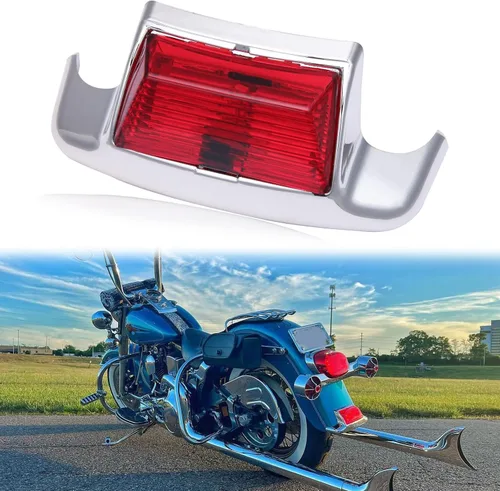 Vista 12 de Rich Choices Luces LED de guardabarros delantero ámbar y luces LED rojas de extremo de guardabarros trasero compatibles con Harley Road King Electra