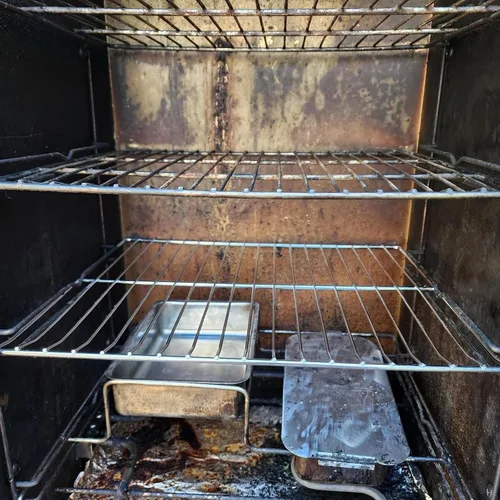 Vista 7 de Rejilla de cocina de repuesto para rejillas de ahumador eléctrico Masterbuilt de 30 pulgadas, 14.6 x 12.2 pulgadas, paquete de 3 rejillas de acero
