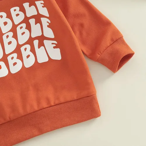 Vista 85 de Disfraz de Halloween para bebé, sudadera de calabaza con cuello redondo, suéter de manga larga, ropa de otoño