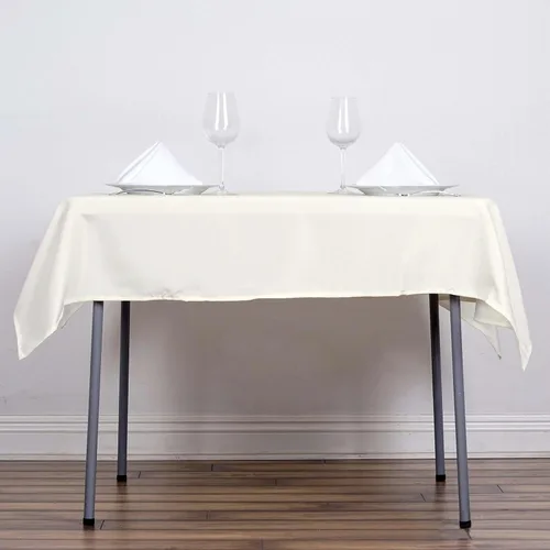 Vista 31 de Efavormart - Mantel rectangular de poliéster, 90 x 156 pulgadas, color borgoña, 5 unidades, para bodas, fiestas, restaurantes