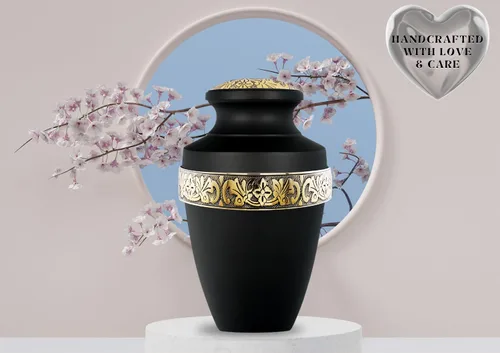 Vista 5 de Urnas de cremación griegas para cenizas humanas, urna decorativa, urna para cenizas humanas mujeres y hombres, urnas para hombres y mujeres, urna